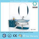 Glass Bathroom Corner Sink Vanity (BLS-2164)