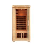Hemlock Wood Portable 1 Person Indoor Sauna Room