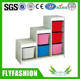 Colorful Kids Furniture Children Cabinet with Plastic Tray (SF-124C)