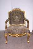 Luxury Carving Flower Chair/Goldleaf Carving Chair/Dining Chair/Restaurant Chair (GL-GL00123)