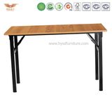 Modern Folding Computer Desk Training Table Straight Desk (T0255-BEECH)