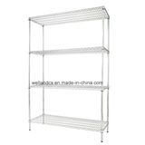 DIY Chrome Heavy Duty Grocery Bin Steel Wire Storage Shelf (CJ12045180A4C)