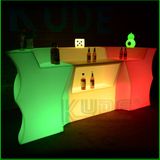 Night Clubs Lighted Bar Tables LED Commercial Bar Counter