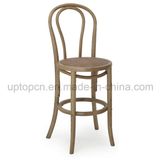 Famous Design High Bar Thonet Chair Furniture with Knitting on Chair Seat (SP-EC447)