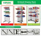 Metal Gridwall Grocery Display Stand