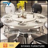 Restaurant Furniture Stainless Steel Dining Table Chair Round Dining Table