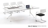 Unique Design White Board Room Table for Meeting (FOH-CT-SM2412)