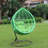 Popular Cheap Price Rattan Swing Chair Rattan Hanging Egg Chair (D017A)