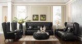 Classic Antique Chesterfield Leather Sofa Sets
