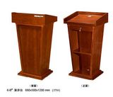 Antique School Furniture Wooden Lecture Table Podium for Speech