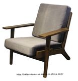 Modern Leisure Hans Wegner Plank Wooden One Seater Sofa
