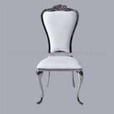 Stainless Steel White Crown Dining Chair for Wedding Wholesale