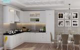 Classical Design Kitchen Cabinets for Apartment Project (V4-K001)