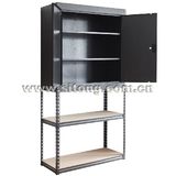 Two-Door Metal Steel Cabinet with 2 Floor Shelf