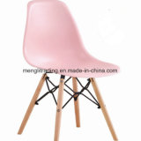 Modern Cheap Dining Room Wooden Legs Plastic Outdoor Chair
