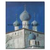 Architectural and Building Landscape Oil Painting for Home Decoration
