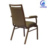 High Quality Modern Furniture Metal Wood Like Dining Chair