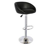 Customized PU Leather Bar Chair with Low Back