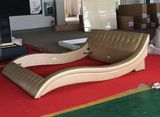 Curve Design Special Graceful Leather Bed