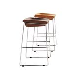 Simple Design High Feet Fabric Leisure Chair with Metal Base