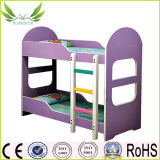 Home Furniture Colorful Wood Children Bunk Bed for Kindergarten (SF-87C)