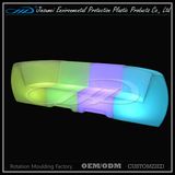 Plastic Modern LED Furniture Sets with 2 Bar Sofas