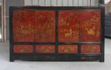 Antique Mongolia Wood Cabinet Lwc490