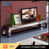 Hig Quality Home Furniture Metal Feet Marble Top TV Cabinet