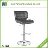 (Anders) Superior Design and Chrome Metal Footrest PU Bar Chair