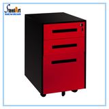 3 Drawer Mobile Colorful Metal Cabinet
