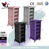 4 Color Plastic Hair Salon Cart Trolley