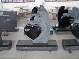 Angle Black Granite Carving Shanxi Black