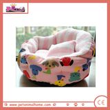 Cartoon Cute Warm Pet Bed in Pink