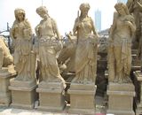 Carving Antique Garden Stone Statue with Four Season Sculpture (SY-X1703)