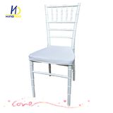 Plastic Stackable Tiffany Chiavari Catering Wedding Chair with Pillow