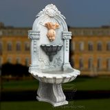 Natura Marble Goldfish Carving Wall Fountain for Garden Decoration