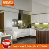 Wood Colors Shaker Style PVC Kitchen Cabinet for Sale
