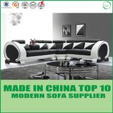 Contemporary Living Room Stylish Genuine Leather Sofa