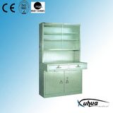 Stainless Steel Hospital Medical Instrument Cabinet (U-10)