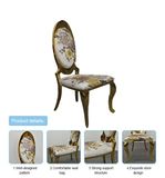 High Back Golden Stainless Steel Dining Chair / Wedding Chair / Banquet Chair for Wholesales