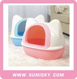 Cat Shaped Litter Box/ Pet Studio Litter Box Cabinet Bp153, 195