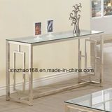 Modern Extension Black Painting Tempered Glass Dining Table