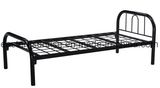 Hotel Worksite School Military Camp Use Steel Metal Single Bed