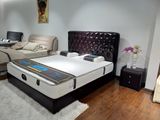 Hot Sales Good Quality Half Leather Soft Bed (SBT-34)