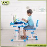 Kids Drawing Plastic Cheap Adjustable Kids Study Table in Steel