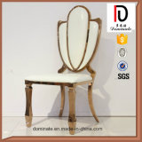 Popular Golden Stainless Steel High Back Style Royal Wedding Chair