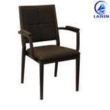 Sale Dining Furniture Aluminum Metal Wood Like Chair