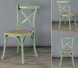High Quality French Style Wooden Cross Back Chair for Event