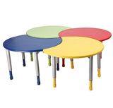 Cute Color Kids Activity Tables for Kindergarten with Height Adjustable Function