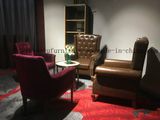 Modern Living Room Furniture Hotel Reception Leather Sofa